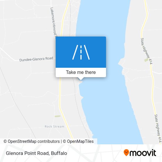 Glenora Point Road map