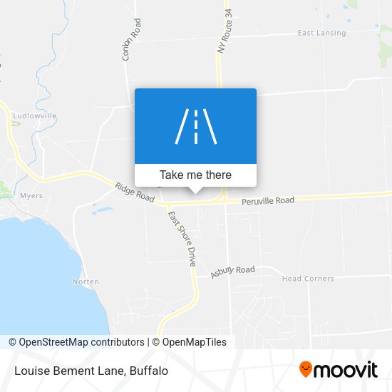 Louise Bement Lane map