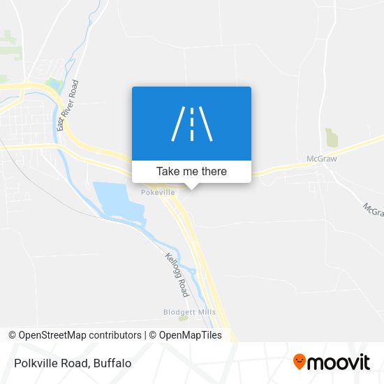 Mapa de Polkville Road