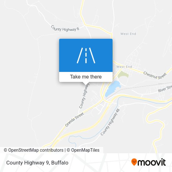 Mapa de County Highway 9