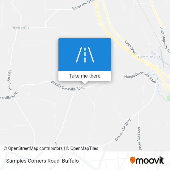 Mapa de Samples Corners Road