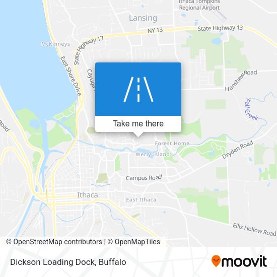 Mapa de Dickson Loading Dock