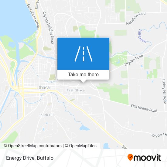 Mapa de Energy Drive