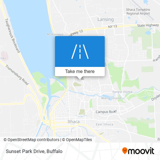 Sunset Park Drive map