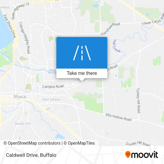 Mapa de Caldwell Drive