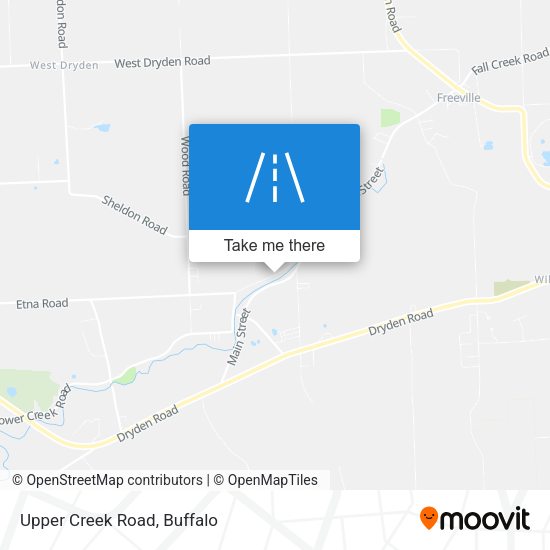 Mapa de Upper Creek Road