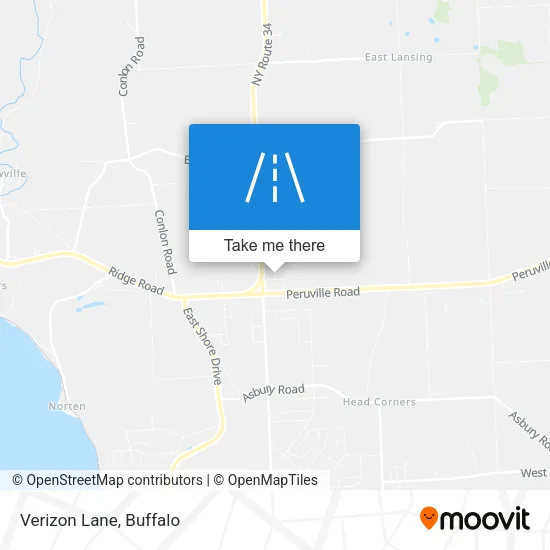 Verizon Lane map