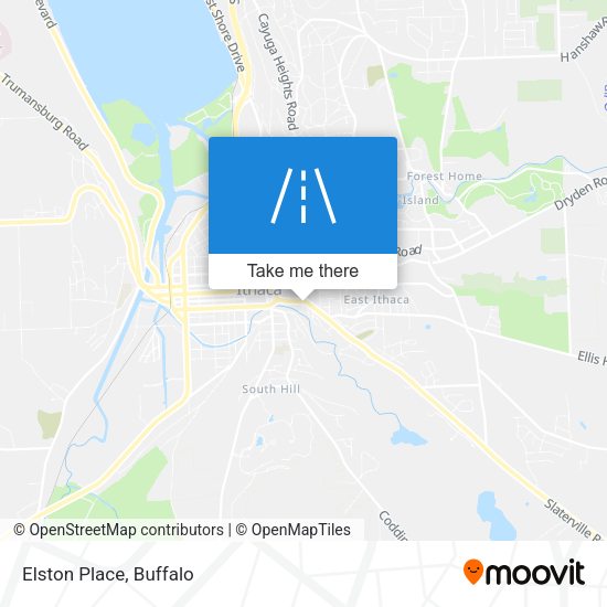 Mapa de Elston Place