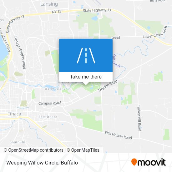 Weeping Willow Circle map
