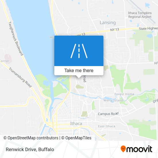 Mapa de Renwick Drive