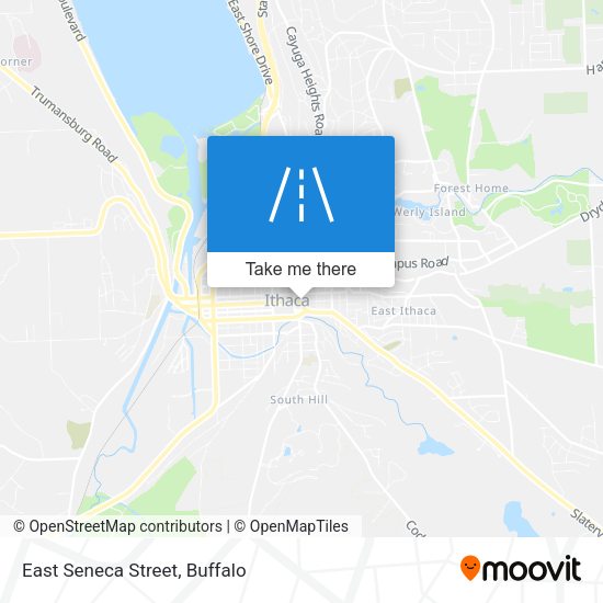 Mapa de East Seneca Street