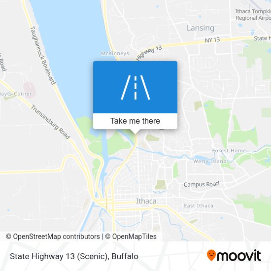 Mapa de State Highway 13 (Scenic)