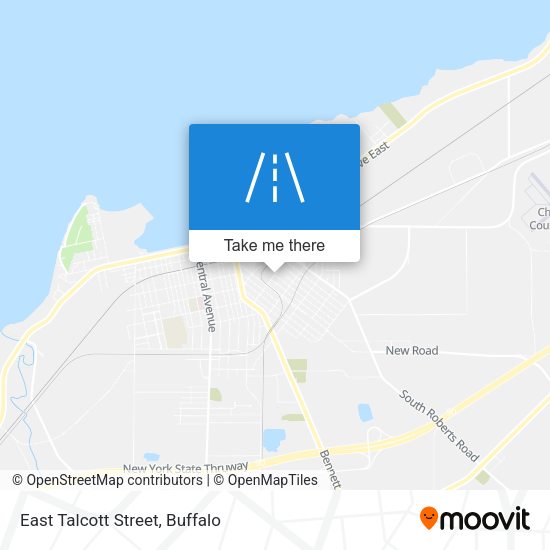 East Talcott Street map