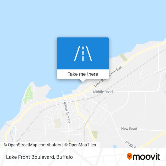 Mapa de Lake Front Boulevard