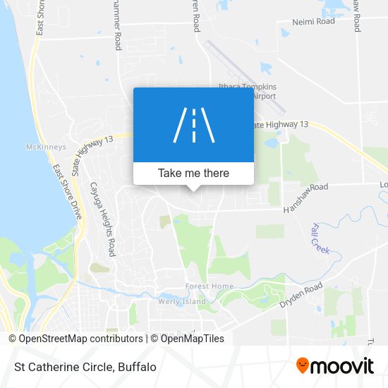 St Catherine Circle map