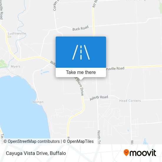 Mapa de Cayuga Vista Drive