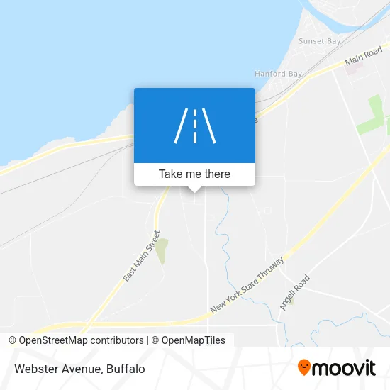 Webster Avenue map