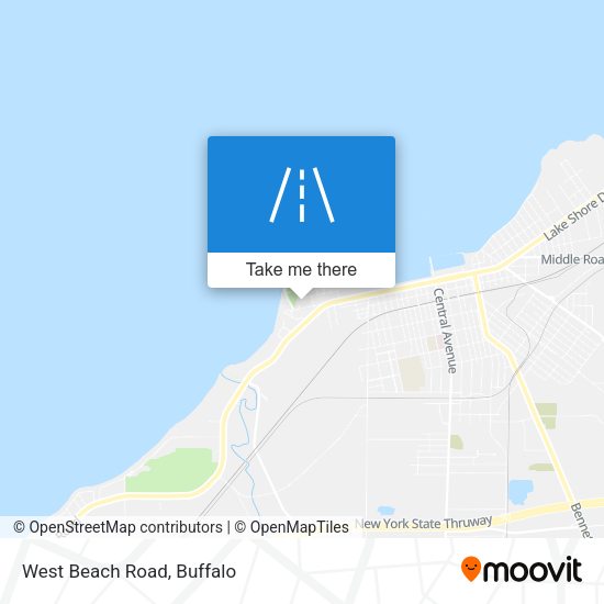 Mapa de West Beach Road