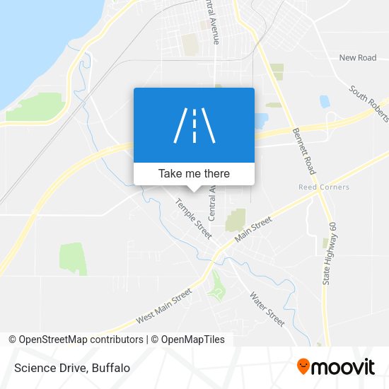 Mapa de Science Drive