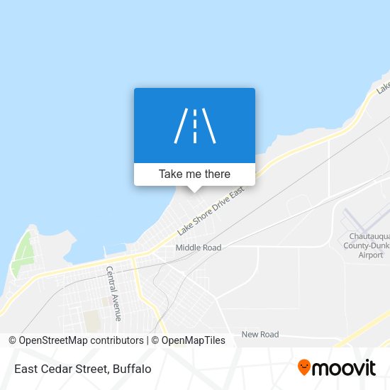 Mapa de East Cedar Street