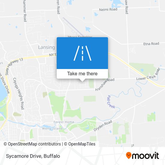 Sycamore Drive map