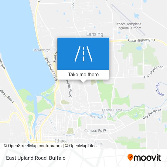Mapa de East Upland Road