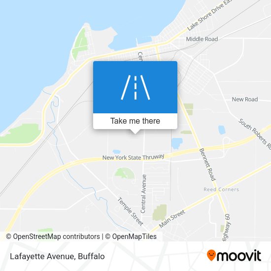 Mapa de Lafayette Avenue