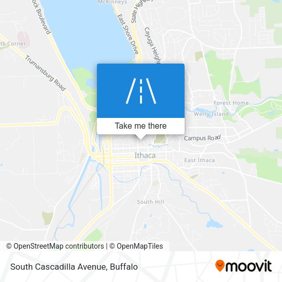 Mapa de South Cascadilla Avenue