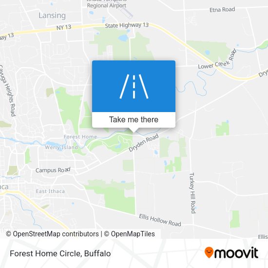 Mapa de Forest Home Circle