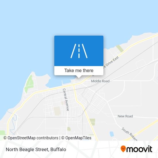 Mapa de North Beagle Street