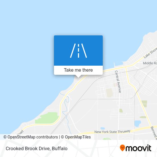 Crooked Brook Drive map