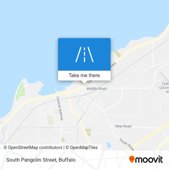 South Pangolin Street map