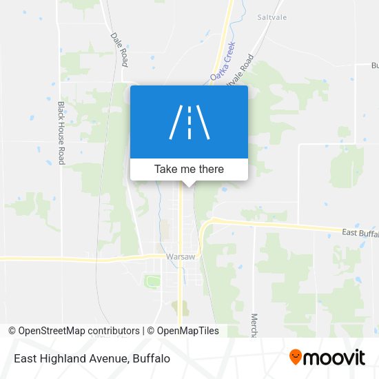 Mapa de East Highland Avenue