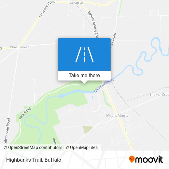 Mapa de Highbanks Trail