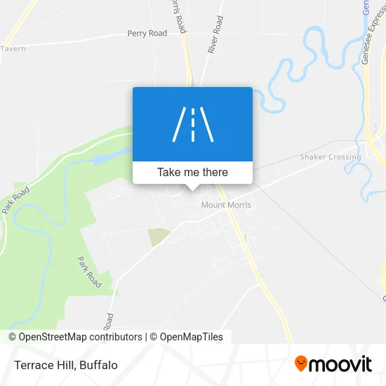 Terrace Hill map