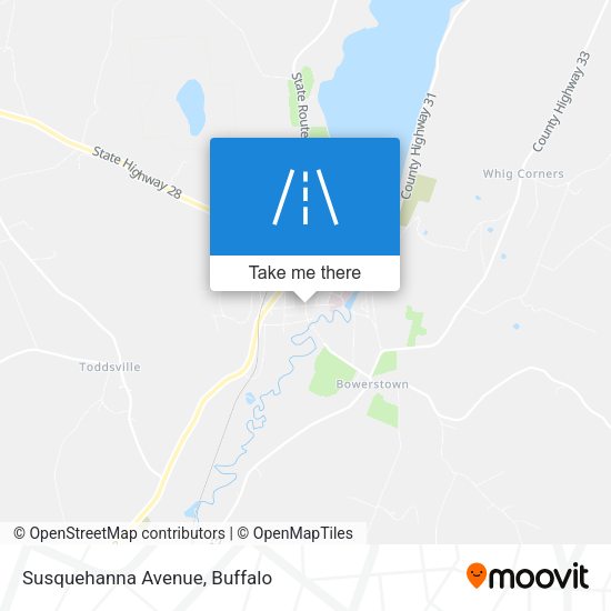 Susquehanna Avenue map