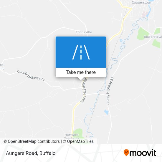 Mapa de Aungers Road