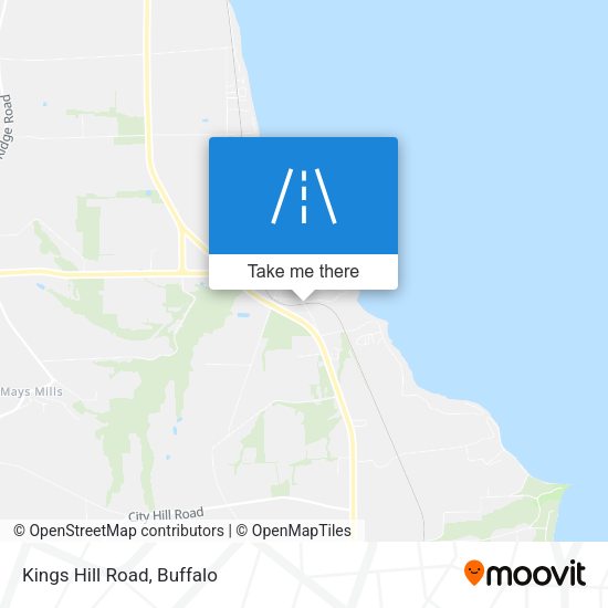 Mapa de Kings Hill Road