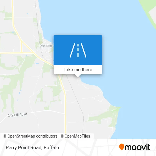 Perry Point Road map