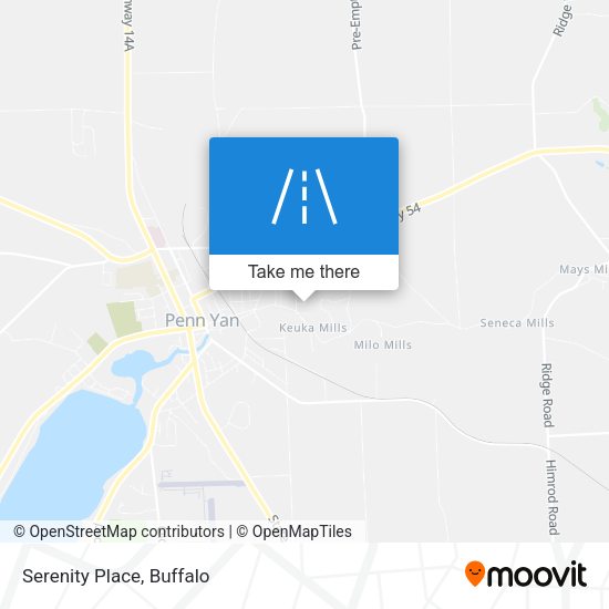 Mapa de Serenity Place