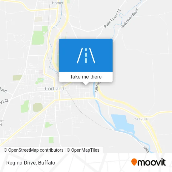 Mapa de Regina Drive