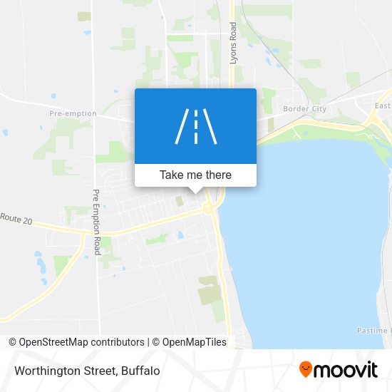Worthington Street map