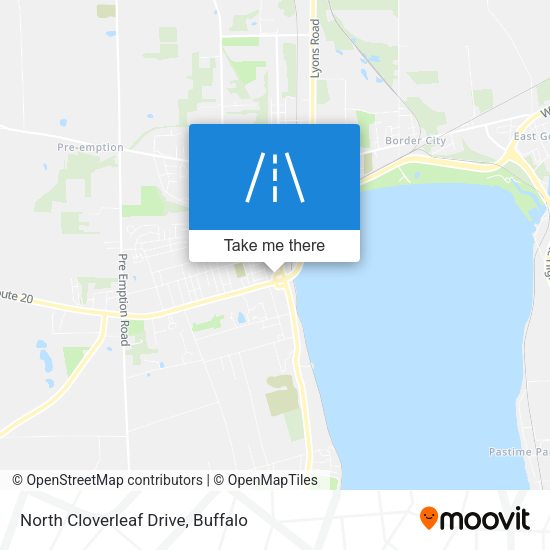 North Cloverleaf Drive map