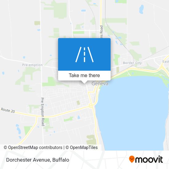 Mapa de Dorchester Avenue