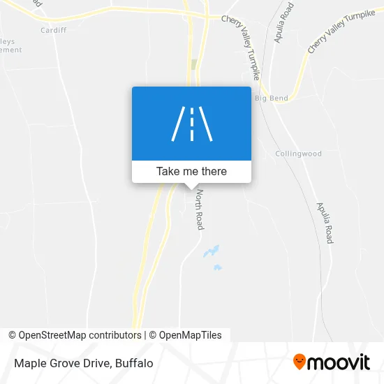 Maple Grove Drive map