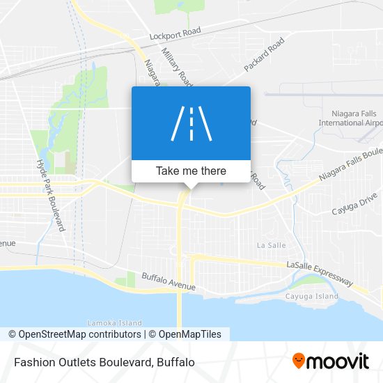 Mapa de Fashion Outlets Boulevard