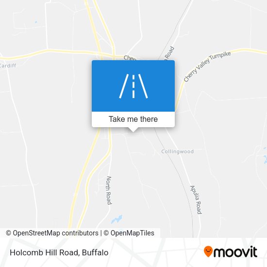 Holcomb Hill Road map