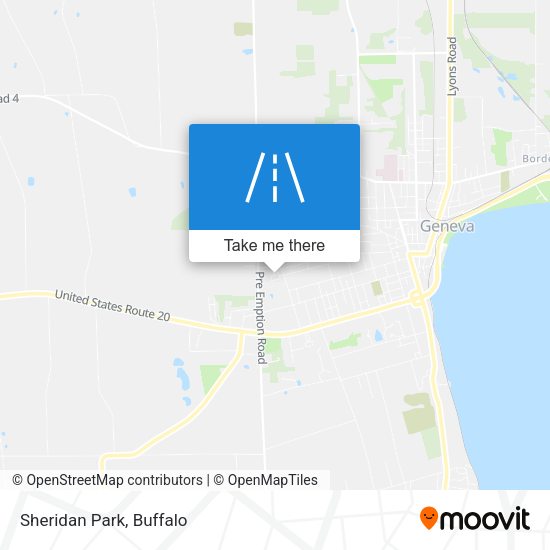 Mapa de Sheridan Park