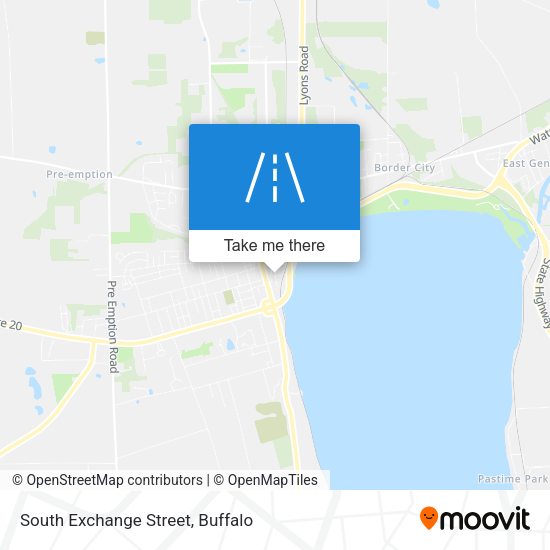 South Exchange Street map