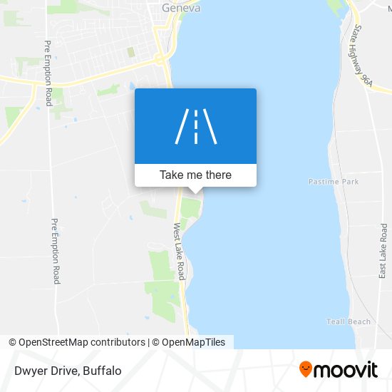 Dwyer Drive map